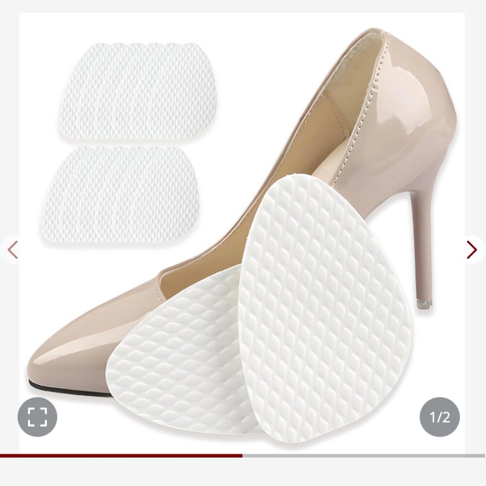 High Heel Comfort Pads, 12 Pcs Ball of Foot Cushions for Women, NEW IN BOX